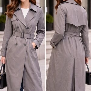 London Fog Taupe Trench Coat XLARGE